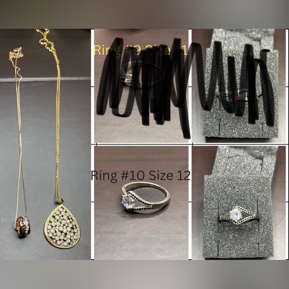 Assortment of rings, necklaces & earrings. All jewelry is brand new, never worn! - Picture 6 of 6